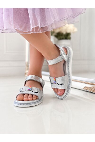 NeSe Shoes Sandale unicorn pentru fete, ortopedice, sezon nou