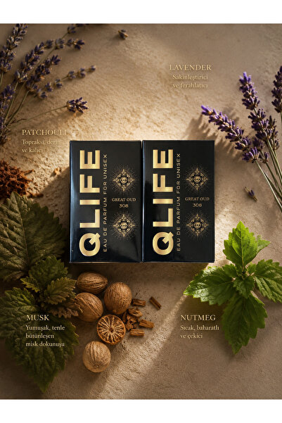 Q LİFE 308 UNISEX EDP PARFÜM ÖZEL SERİ 2 ADET