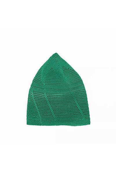 Hayrat Neşriyat Takke tricotat la mașină, personalizat, verde deschis smarald