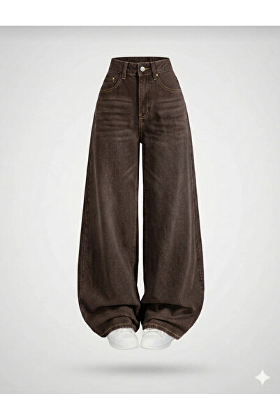 Semesia Salaş Cepli Bol Kesim Baggy Retro Jeans