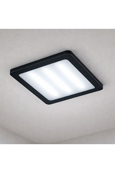 DELIGHT Sole Led spotlight with black frame, square applied 300x300, 36W, 410...