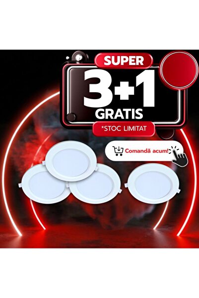 DELIGHT Spot LED backlight, Ã˜180,18W, 6400K, 1260Lm, 3+1GRATIS
