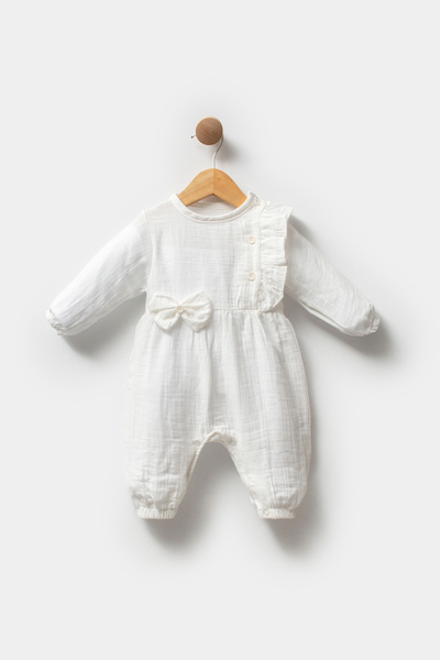 BEBELİNNA BABY Muslin Baby Girl Jumpsuit