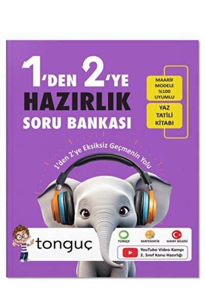 Tonguç Yayınları 1'den 2'ye Hazırlık Kitabı (MAARİF MODEL)