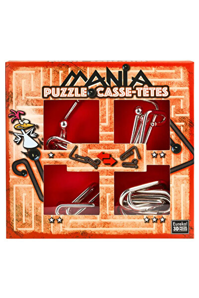 G3 Lămpi metalice 4 buc. Puzzle mania roșu
