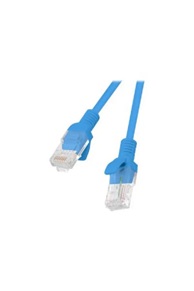 Lanberg Cablu patch PCU5-20CC-0200-B cat.5e 2M albastru pachet de 10 bucăți-P...