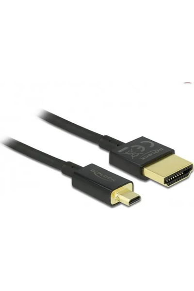 DELOCK Cablu HDMI Micro - HDMI 2m negru (84783)
