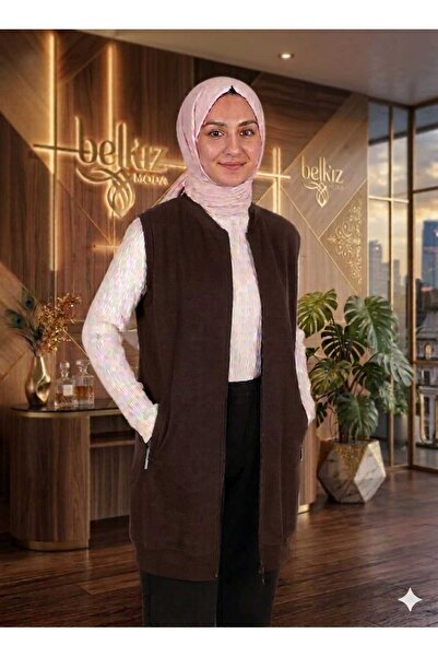 monthiron kadın tesettür yelek