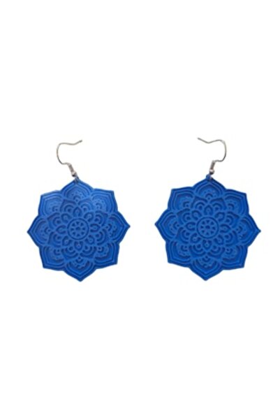 OEM Earrings Pendant, Blue, plastic