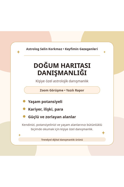 Keyfimin Gezegenleri Doğum Haritası Analizi-Online Görüşme