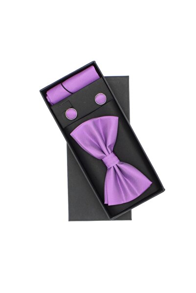 ButicCochet 3-piece set, bow tie, cufflinks and handkerchief, for men, Uni, B...