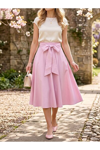 Iuliashop Midi Skirt Linna Pink - S