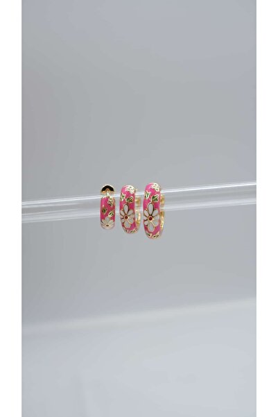 Jerie Colorful Enamel Set of 3 Earrings