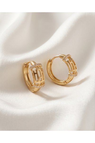XUPING JEWELRY أقراط أنيقة مزينة بحجر الزركون