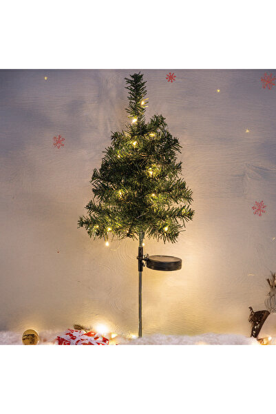 Zumzeria Christmas Solar Tree with LED - 80cm