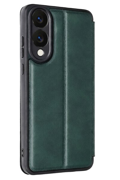 New Face غطاء قلاب لهاتف جالاكسي S25 إيدج من SHOPILKE - (235704) أخضر داكن