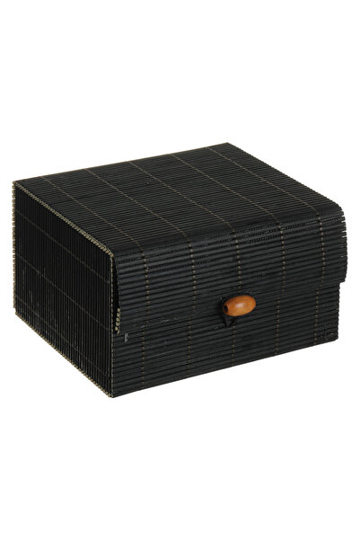 Zumzeria Black Bamboo Storage Box 13x12x8cm