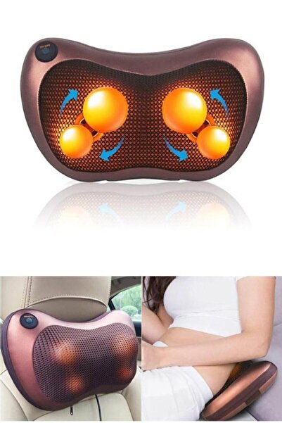 Beruflic 2021 Model Dual Motor Vibrating Rubbing Massage Pillow Waist Shoulde...