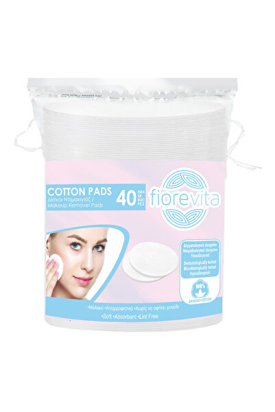Fiorevita Double Oval Makeup Remover Pads - 40pcs