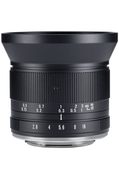 7artisans 12mm F2.8 Mark II Fuji (FX Mount) MF APS-C Lens Siyah