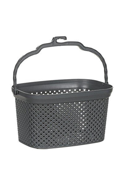 Zumzeria Coș din plastic gri, tip diamant, pentru clești de rufe, 2.8L