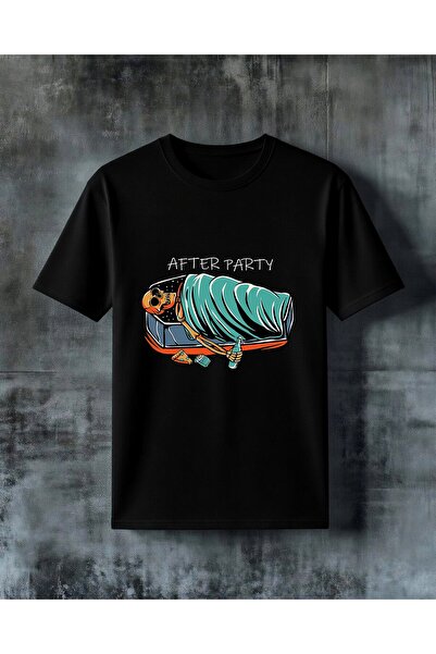 COMVİCHO تي شيرت كبير الحجم مطبوع عليه after party sleeping bag