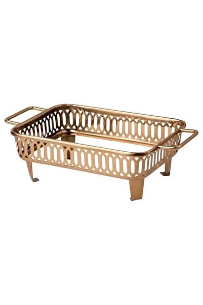 IKEA GOKVÄLLÅ servis tepsisi, bakır rengi, 26x15x8 cm