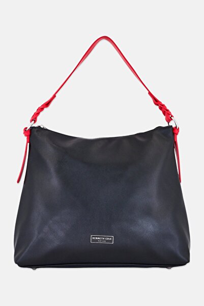 Kenneth Cole Women Brand Logo Handbag, Black