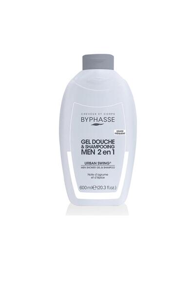 BYPHASSE , Urban Swing, Shower Gel & Shampoo 2-In-1, 600 ml