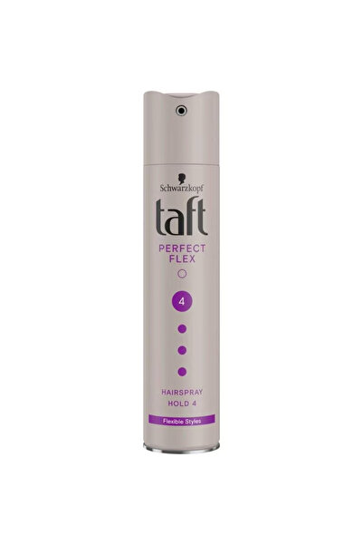 Schwarzkopf Fixativ Taft Perfect Flex, nivel fixare 4, formula vegana, 250 ml