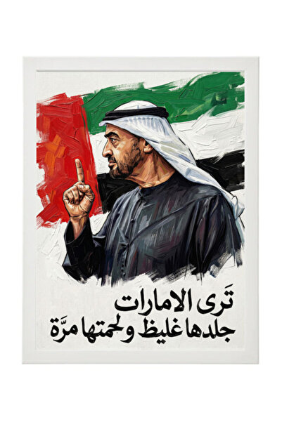 Boomah Accessories HH Sheikh Mohammad Bin Zayed Portrait with UAE Flag – UAE ...
