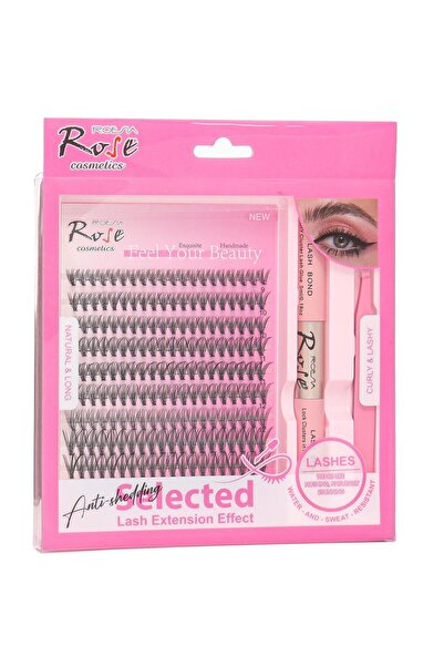 Roesıa Rose Cosmetics Rose Çoklu Takma Kirpik Seti