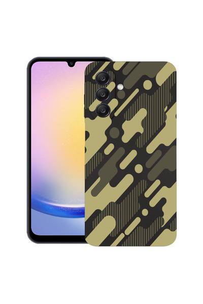 bestcase Husă TPU Ultra Slim Case For Samsung Galaxy A37 5G, Green Camouflage...