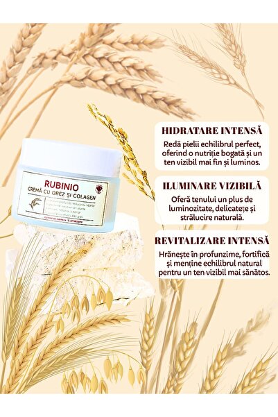 RUBINIO ANTI-WRINKLE CREAM WITH RICE AND COLLAGEN