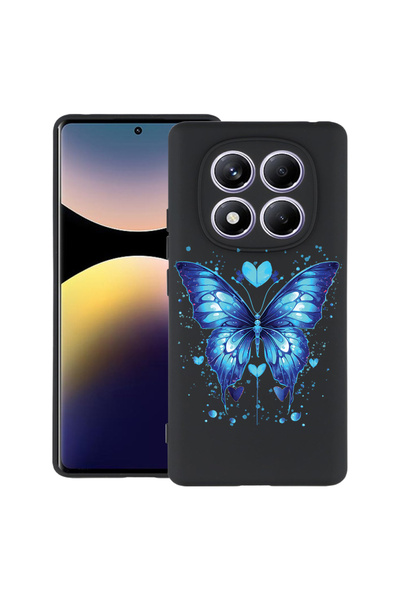 bestcase Husă TPU Ultra Subțire pentru Xiaomi Redmi Note 15 Pro 4G, Fluture A...