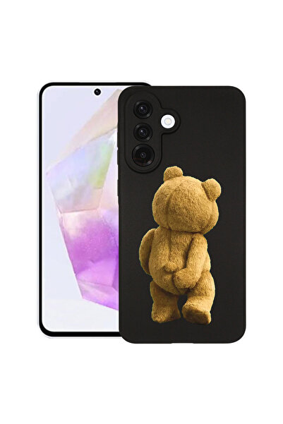 bestcase Ултра тънък TPU калъф за Samsung Galaxy S26 Plus, Мече със скрита ка...