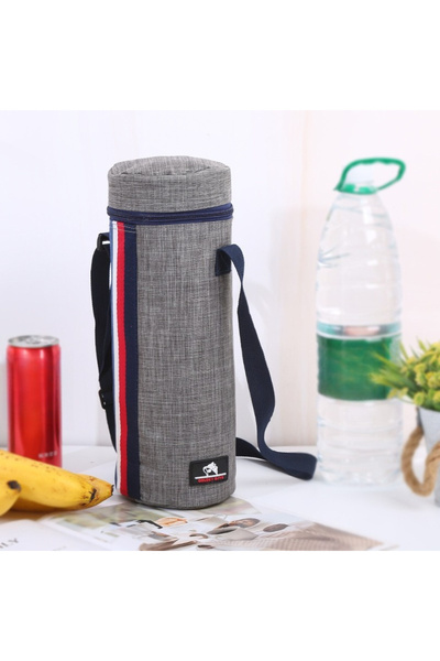 Choice1 1.5L Grey 1.5L Portable Drink Bag Waterproof Oxford Cloth Circular In...
