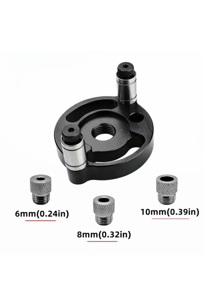 choice2 black 1pcs Hole drilling board drill locator woodworking tool Portabl...