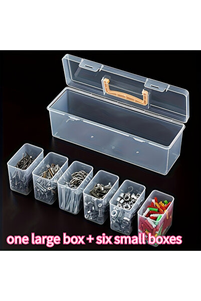 Choice clear-7pcs Professional 7-Piece Tool Organizer Set,Transparent Parts S...