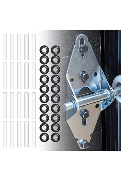 Choice 20pcs 20Pcs Garage Door Hinge Quiet Roller Sleeves ABS Barn Door Hinge...