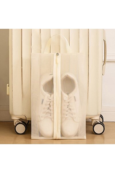 Choice 1PC White Dustproof Portable Outdoor Mesh Shoe Bag Breathable Lightwei...