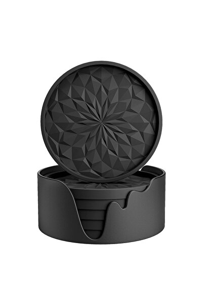 Choice1 Black New silicone cup bottom seat beverage red wine cup coaster with...