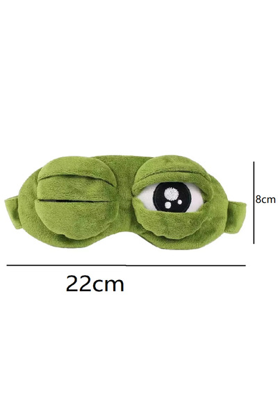 Choice Green 3D Frog Sleep Mask - Natural Sleep Eyeshade for Women Men Creati...
