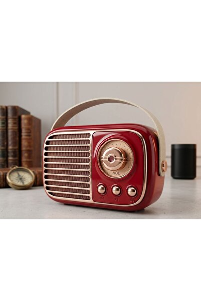 greatnice GTS-1959 Şarjlı Nostaljik Radyo Bluetooth Hoparlör/Taşınabilir Retr...