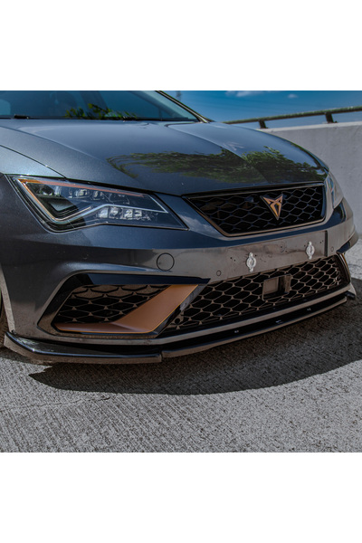 TMZ Garage Seat Leon FR 2017-2019 Piano Black Body Kit Seti | Ön Lip + Marşpi...