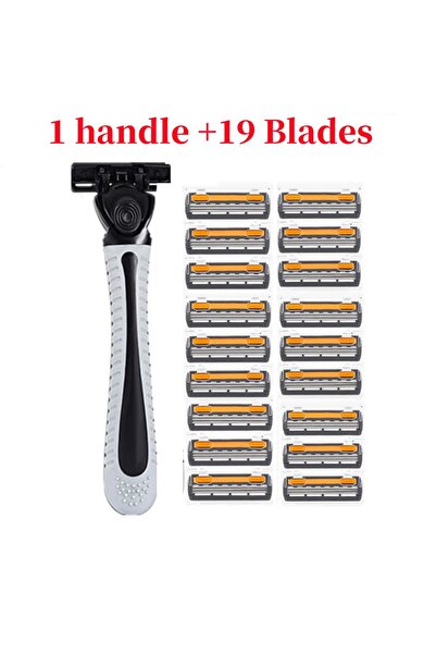 Choice A4 Men's Shaver Stainless Steel Shaving Three Layer Blade Shaver Reusa...