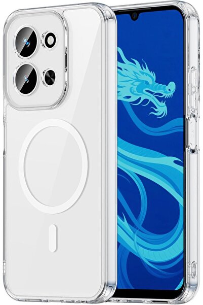 bestcase Husă Antișoc MagSafe pentru Xiaomi Redmi 15C 4G (173 mm), Transparen...