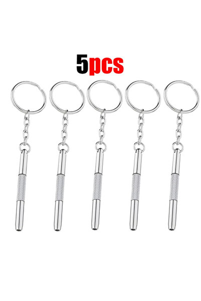 choice2 5pcs Steel Glasses Screwdriver Eyeglass Screwdriver Watch Repair Kit ...