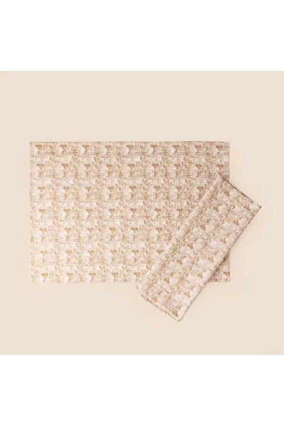 Evidea Soft Marfil 2-Piece Pillowcase - Ecru / Brown - 50X70 cm