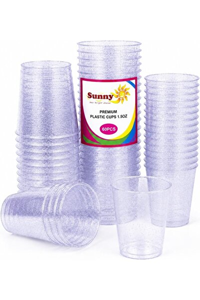Sunny Your Bright choice Premium Reusable Plastic Shot Cups 1.5oz (45ml) – Di...